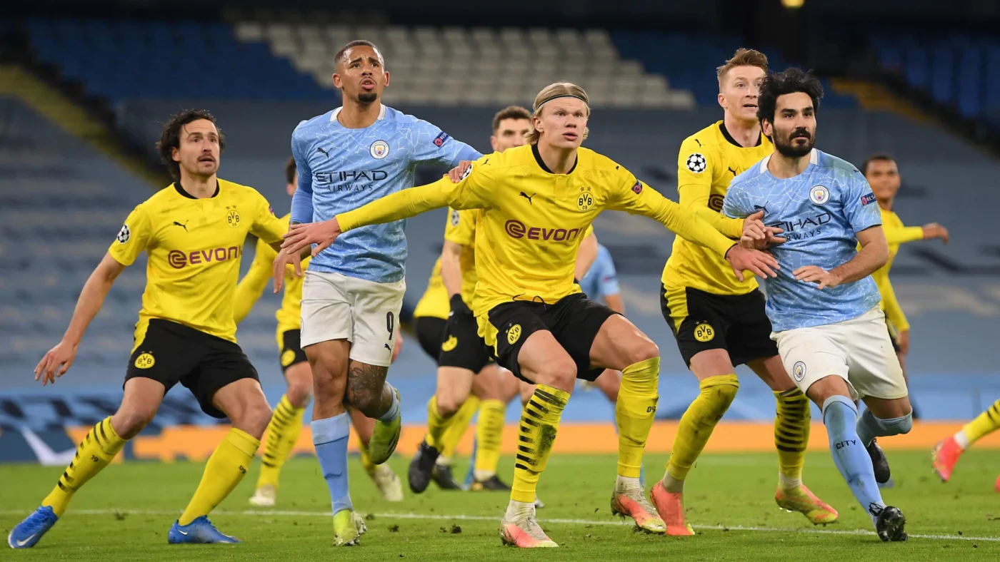 Soi Kèo Man City vs Dortmund: Haaland Lên Tiếng manchester city v borussia dortmund uefa champions league quarter final leg one